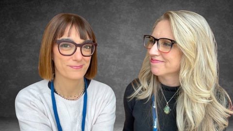 Image of Caterina Fede and Rachelle Clauson.