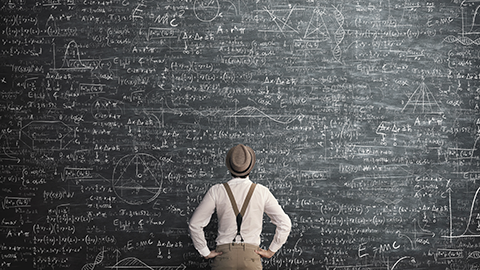 Person thinking how to solve a problem.